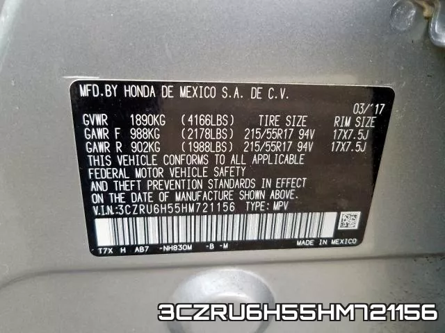 3CZRU6H55HM721156 фото 2