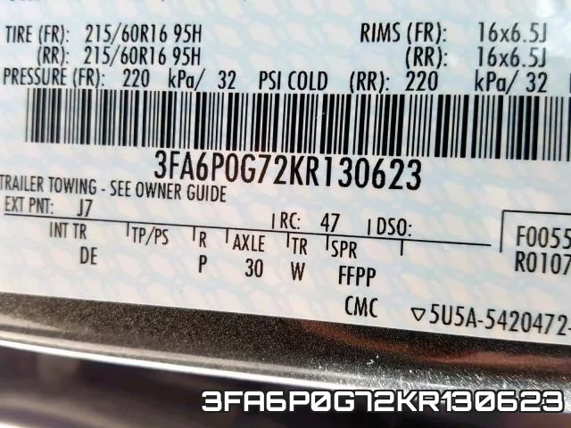 3FA6P0G72KR130623 фото 2