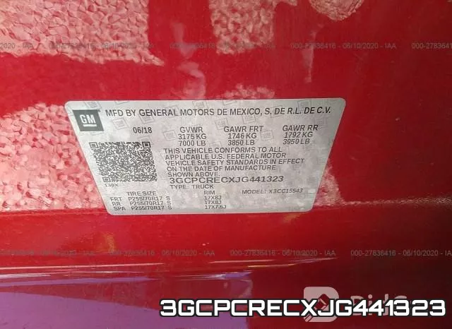 3GCPCRECXJG441323 фото 10