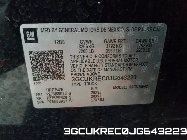 3GCUKREC0JG643223 фото 2