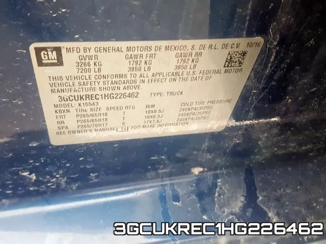 3GCUKREC1HG226462 фото 2
