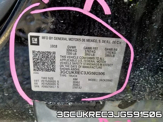 3GCUKREC3JG591506 фото 2