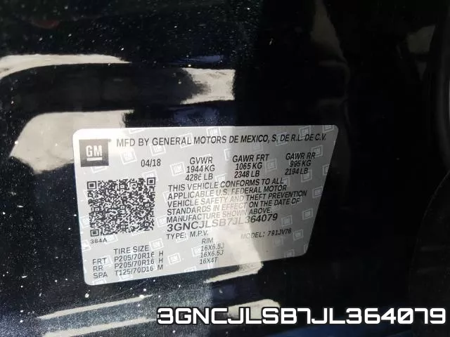 3GNCJLSB7JL364079 фото 2