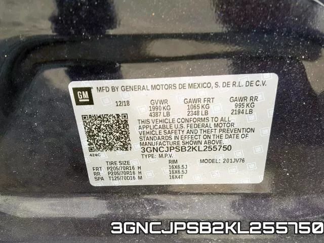 3GNCJPSB2KL255750 фото 2