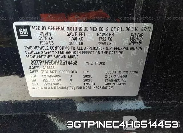 3GTP1NEC4HG514453 фото 10