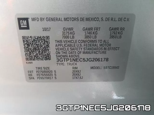 3GTP1NEC5JG206178 фото 2