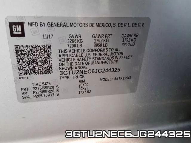 3GTU2NEC6JG244325 фото 2