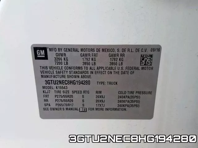 3GTU2NEC8HG194280 фото 2