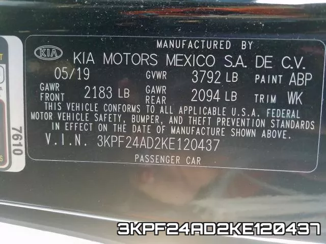 3KPF24AD2KE120437 фото 2