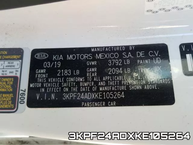 3KPF24ADXKE105264 фото 2