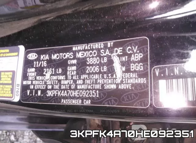 3KPFK4A70HE092351 фото 10