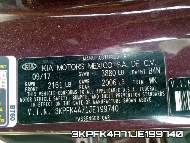 3KPFK4A71JE199740 фото 2