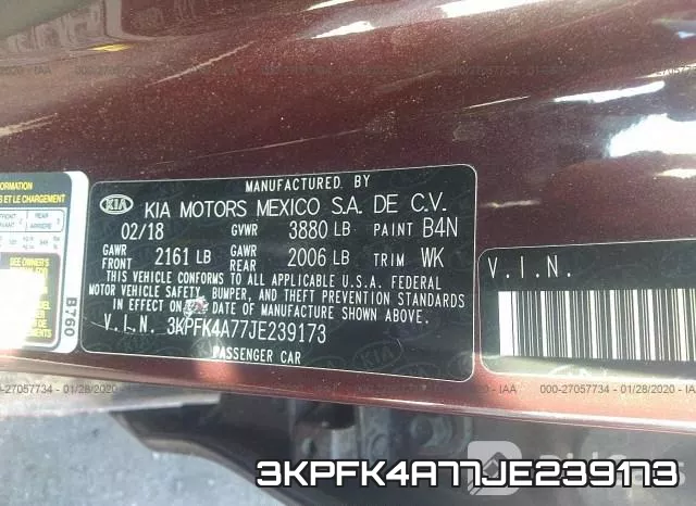 3KPFK4A77JE239173 фото 10