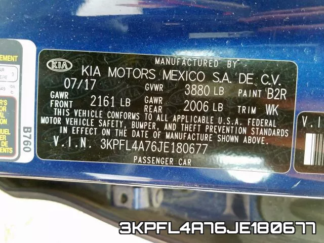 3KPFL4A76JE180677 фото 2