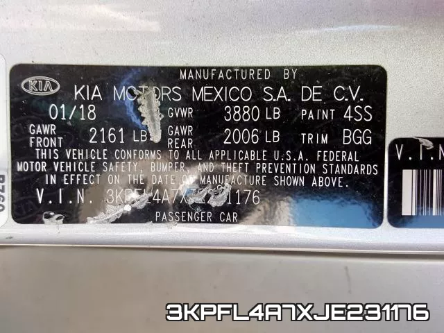 3KPFL4A7XJE231176 фото 2