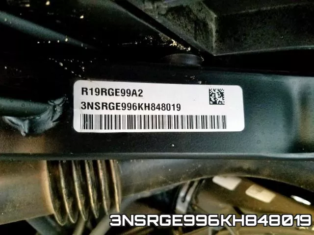 3NSRGE996KH848019 фото 2