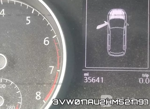 3VW017AU2HM521797 фото 8