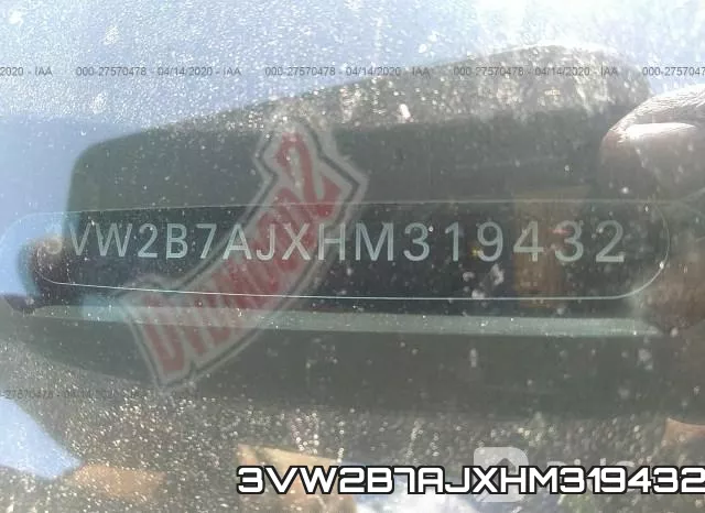 3VW2B7AJXHM319432 фото 10
