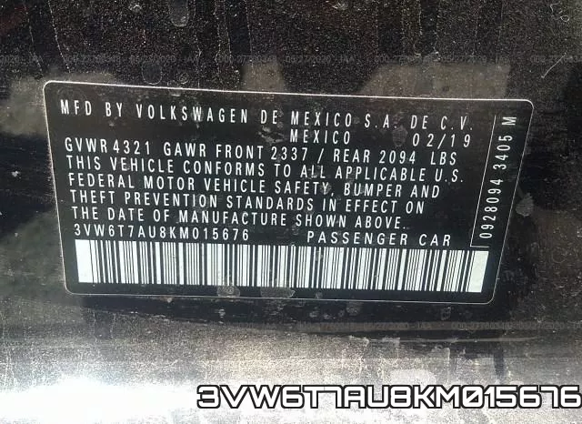 3VW6T7AU8KM015676 фото 10