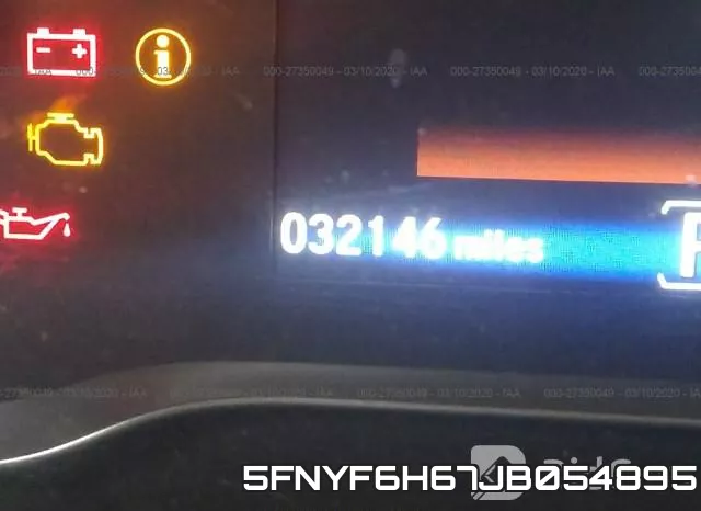5FNYF6H67JB054895 фото 8