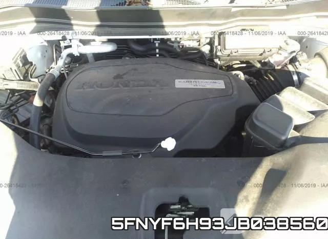 5FNYF6H93JB038560 фото 2