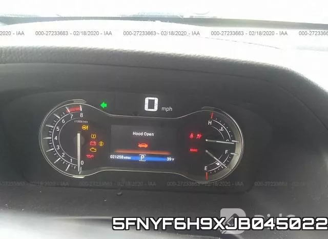 5FNYF6H9XJB045022 фото 8