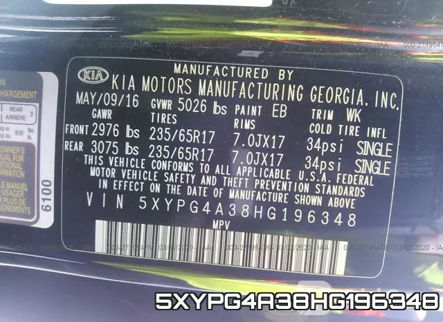 5XYPG4A38HG196348 фото 10