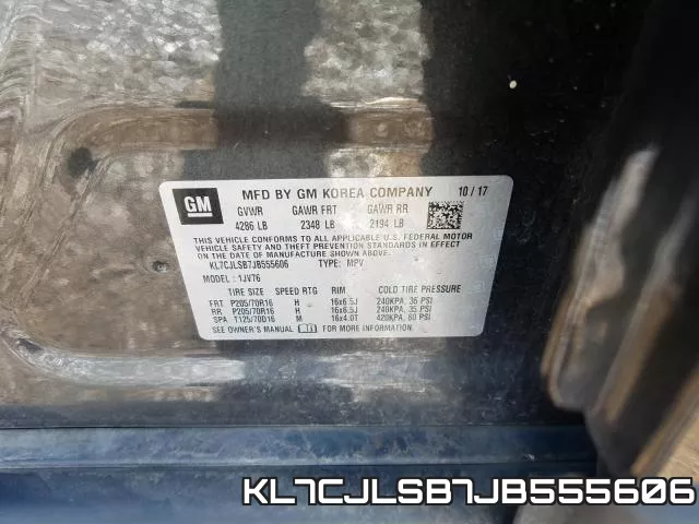 KL7CJLSB7JB555606 фото 2