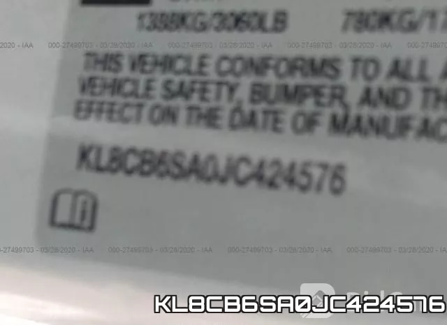 KL8CB6SA0JC424576 фото 10