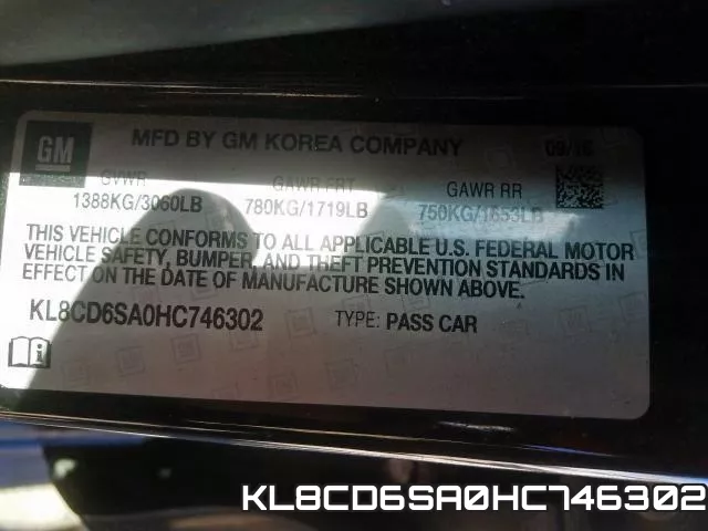 KL8CD6SA0HC746302 фото 2