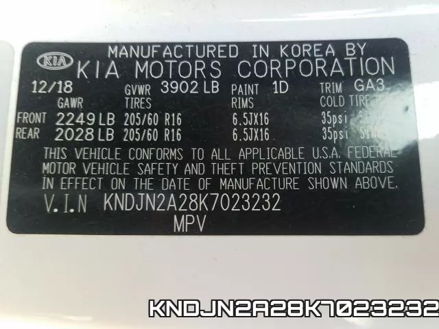 KNDJN2A28K7023232 фото 2