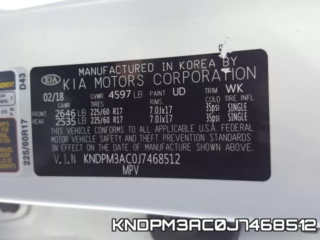 KNDPM3AC0J7468512 фото 2