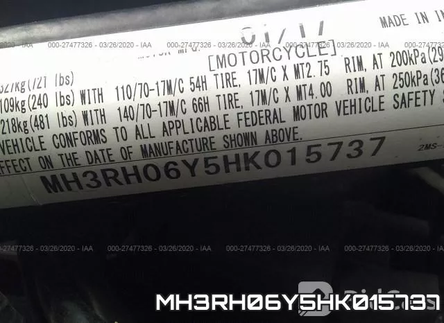 MH3RH06Y5HK015737 фото 2