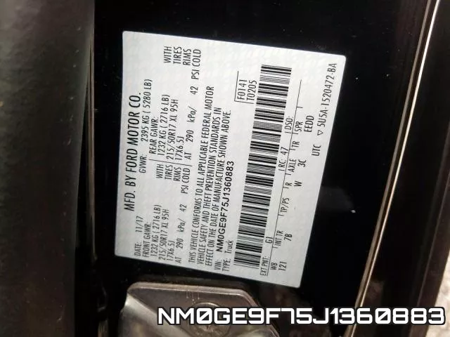 NM0GE9F75J1360883 фото 2