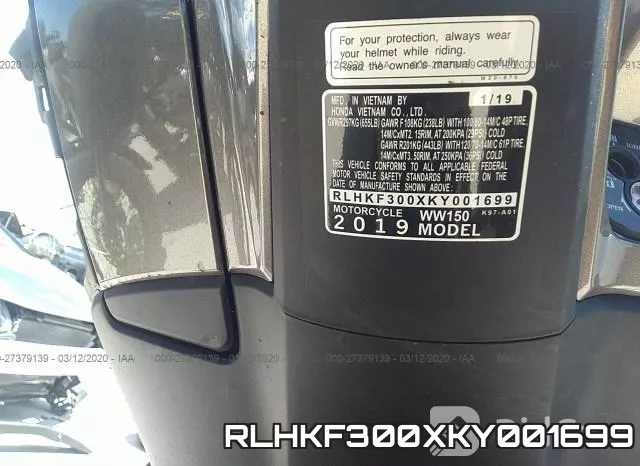 RLHKF300XKY001699 фото 2