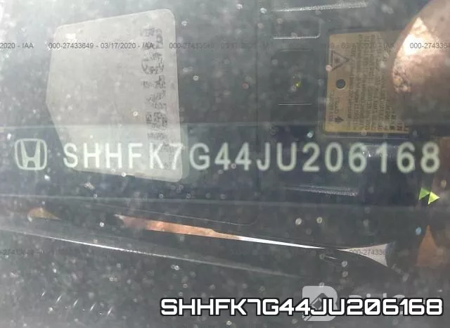SHHFK7G44JU206168 фото 10