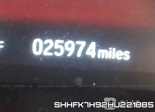 SHHFK7H92HU221885 фото 8