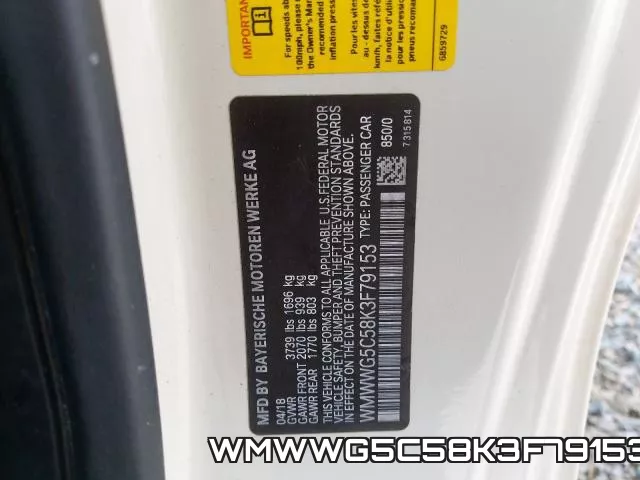 WMWWG5C58K3F79153 фото 2