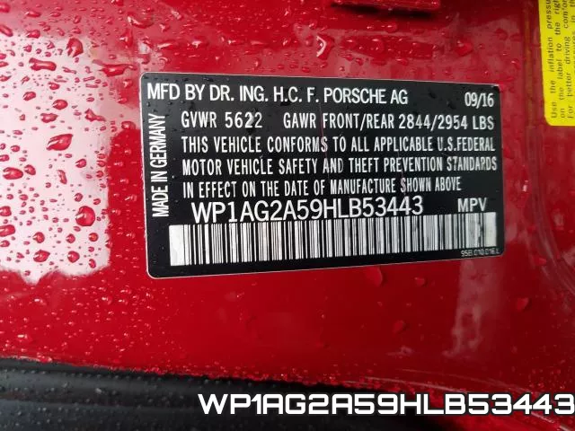 WP1AG2A59HLB53443 фото 2