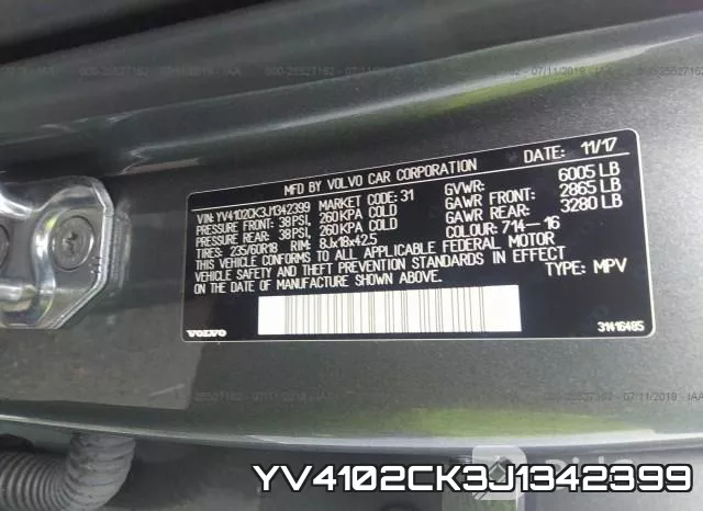 YV4102CK3J1342399 фото 10