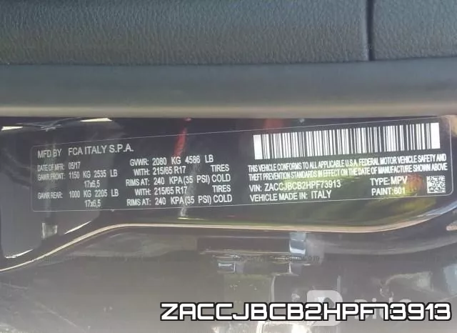 ZACCJBCB2HPF73913 фото 10