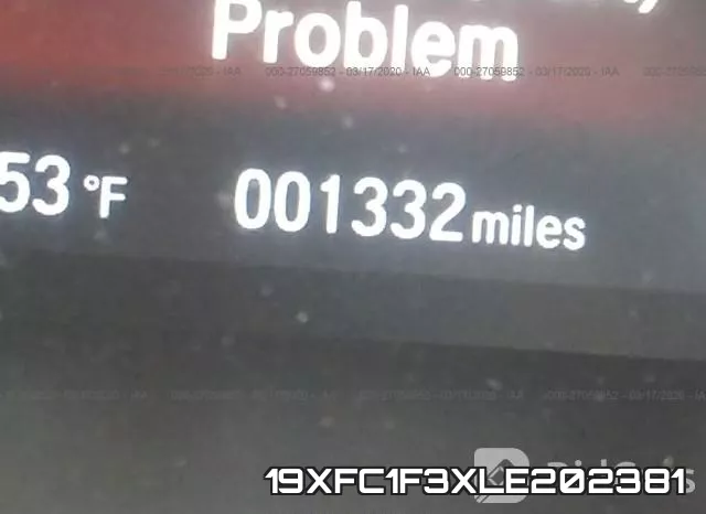 19XFC1F3XLE202381 фото 8