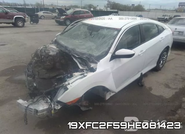 19XFC2F59HE081423 фото 3