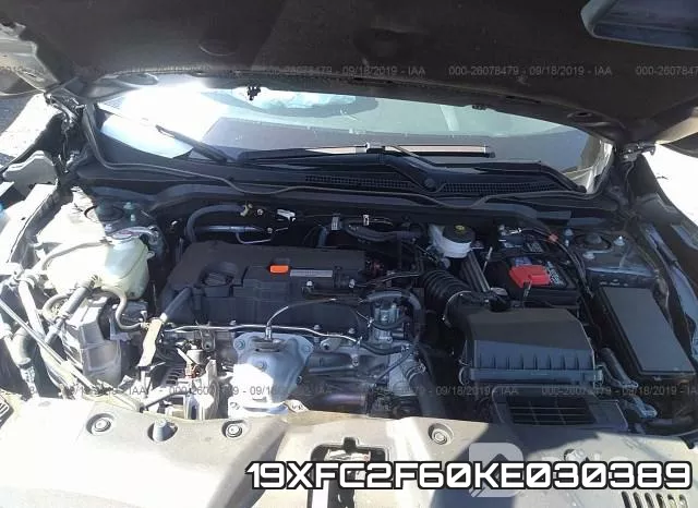 19XFC2F60KE030389 фото 2