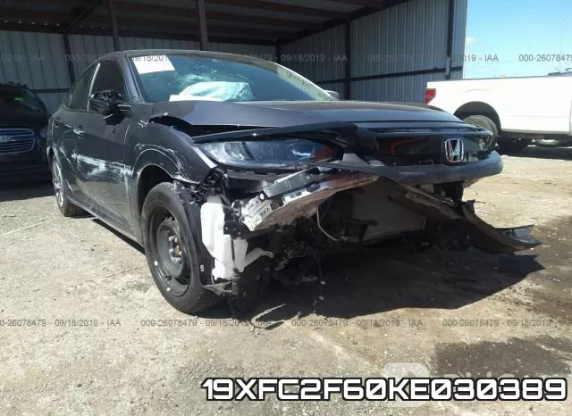19XFC2F60KE030389 фото 7