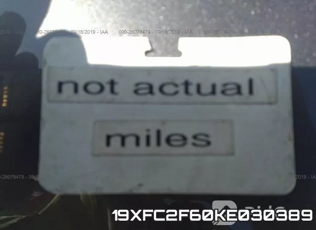 19XFC2F60KE030389 фото 8