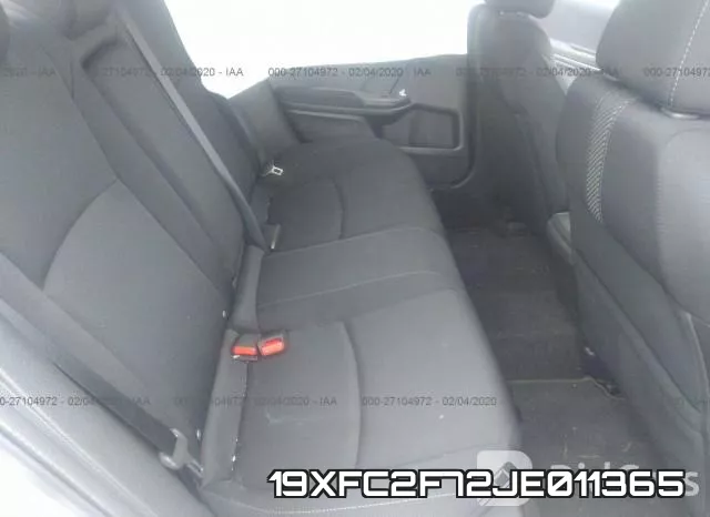 19XFC2F72JE011365 фото 9