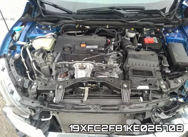 19XFC2F81KE026708 фото 2