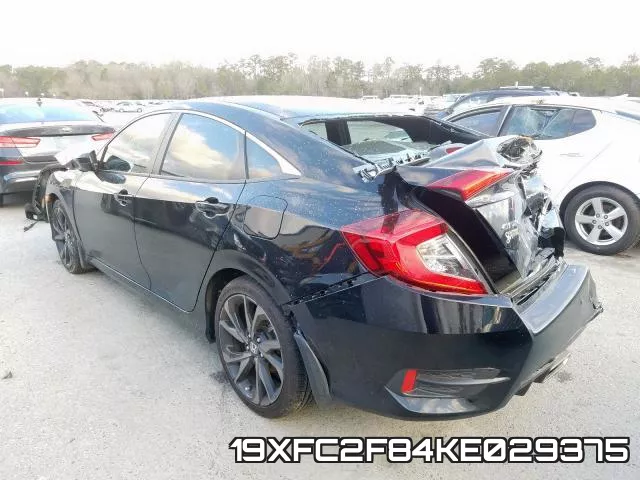 19XFC2F84KE029375 фото 4