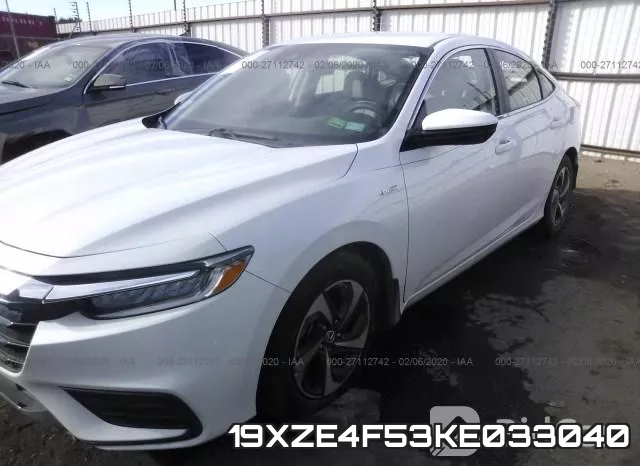19XZE4F53KE033040 фото 7
